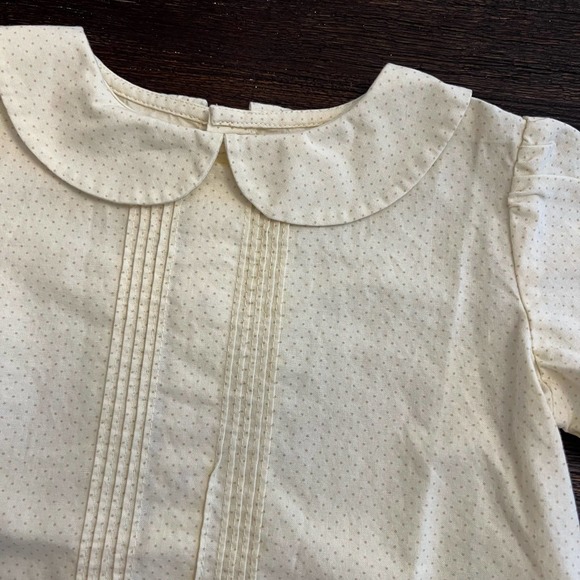 Lacey Lane Peter Pan Collar Button Back Blouse size 5 - Picture 3 of 6